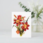 Oude Bloemen Briefkaart (Staand voorkant)