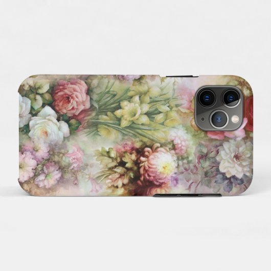 Oude Bloemen Case-Mate iPhone Case (Achterkant (horizontaal))