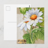 Oude Bloemen Collage Briefkaart (Voorkant / Achterkant)