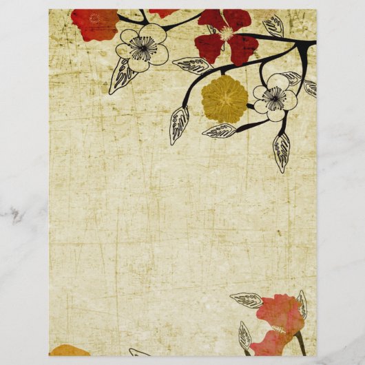 Oude bloemen Flyer (Voorkant)