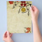 Oude bloemen Flyer (Hand)