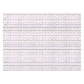 Oude bloemen gestreepte patroon wit beige roze tafelkleed (Voorkant (Horizontaal))