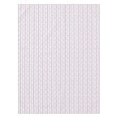 Oude bloemen gestreepte patroon wit beige roze tafelkleed (Voorkant)