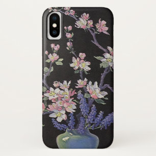 Oude bloemen, kersenbloesem bloemen in een vaas Case-Mate iPhone case