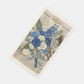 Oude Bloemen & Scharen Collage Servet (Hoek)