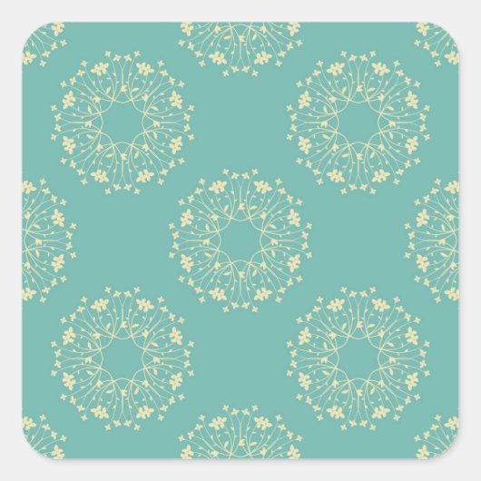 oude bloemen stickers (Voorkant)