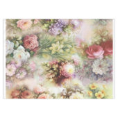 Oude Bloemen Tafelkleed (Voorkant (Horizontaal))