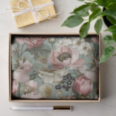 Oude Bloemen Tissuepapier (Geschenk)