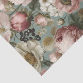 Oude Bloemen Tissuepapier (Detail)
