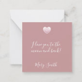 Oude bloemen - Vlakke Notitiekaart Notitiekaartje (Achterkant)