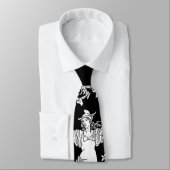 Oude bloemenkrans stropdas (Gebonden)