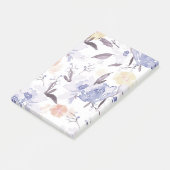 Oude bloemenprint 1 post-it® notes (Schuin)