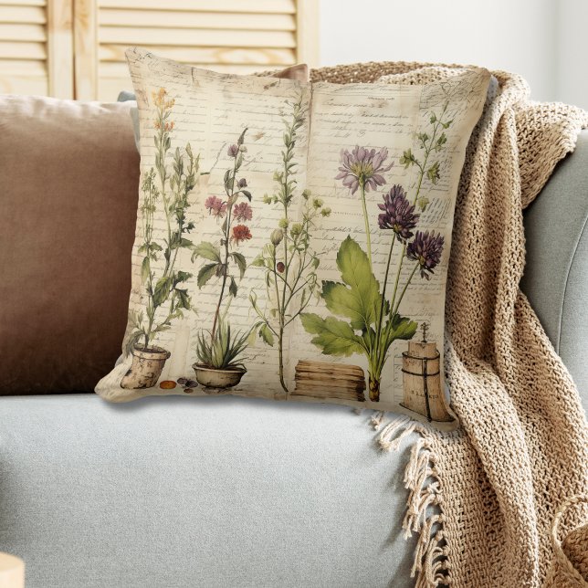 Oude bloemenprint kussen (Creator heeft geüpload)