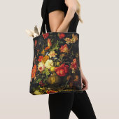 Oude bloemenprint tote bag (Dichtbij)