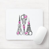 Oude Bloemenschaar, Elegant Bureaubladaccessoire Muismat (Met muis)