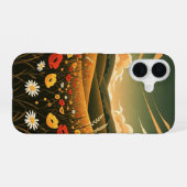 Oude Bloemenweide iPhone 16 Hoesje (Achterkant horizontaal)