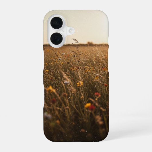 Oude Bloemenweide iPhone 16 Hoesje (Achterkant)
