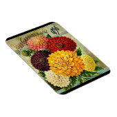 Oude bloemenzaadverpakking - flexi magneet (Rechterzijde)