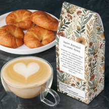Oude Bloemige Gebrande Koffie