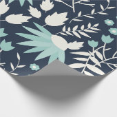 Oude bloemige inpakpapier (Hoek)