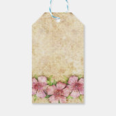 Oude bloemkool cadeaulabel (Achterkant)