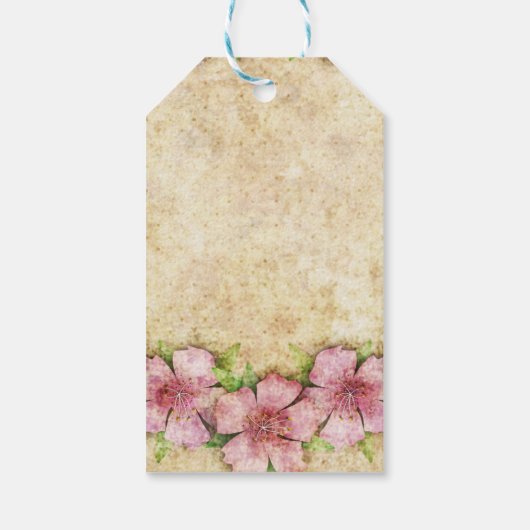 Oude bloemkool cadeaulabel (Achterkant)