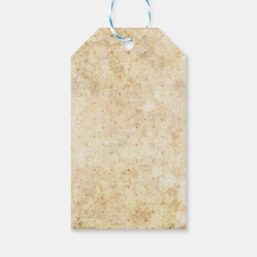 Oude bloemkool cadeaulabel (Achterkant)