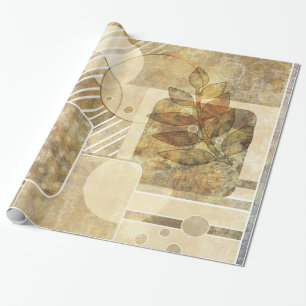 Oude bloemkool cadeaupapier