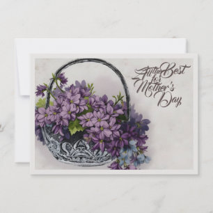 Oude bloemmand – Moederdag bloei