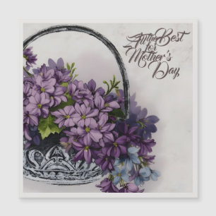 Oude bloemmand – Moederdag bloei