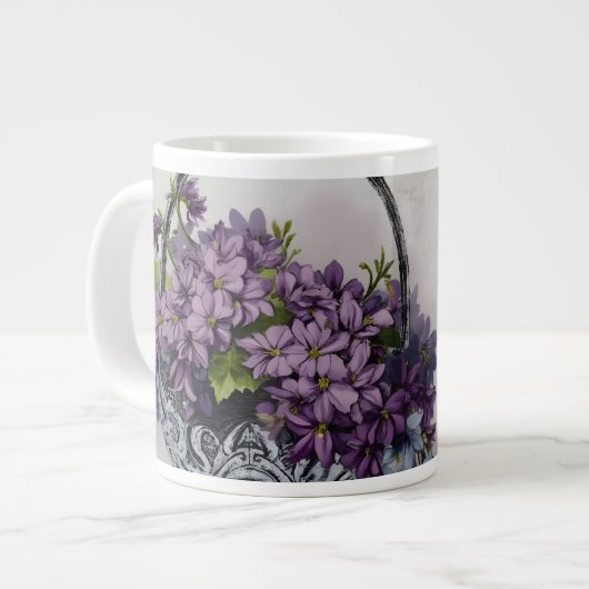 Oude bloemmand – Moederdag bloei Grote Koffiekop (Links)