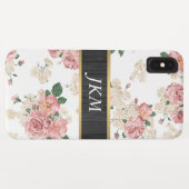 Oude Bloemmotief Case-Mate iPhone Case (Achterkant (horizontaal))