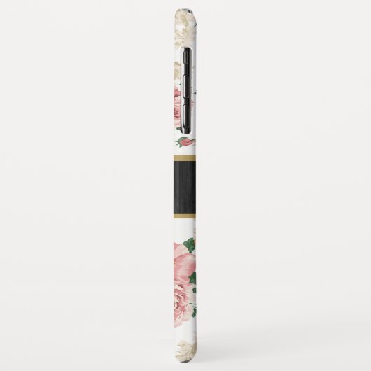 Oude Bloemmotief Case-Mate iPhone Case (Achterkant/links)