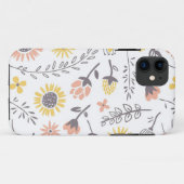 Oude Bloemmotief Case-Mate iPhone Case (Achterkant (horizontaal))