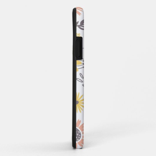 Oude Bloemmotief Case-Mate iPhone Case (Achterkant/rechts)