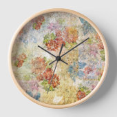 Oude bloemmotief met distressed-effect (Voorkant)