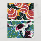 Oude bloempatronen III Klein Briefkaart (Voorkant)