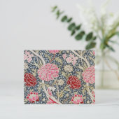 Oude Bloempatroon, William Morris Briefkaart (Staand voorkant)