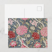 Oude Bloempatroon, William Morris Briefkaart (Voorkant / Achterkant)