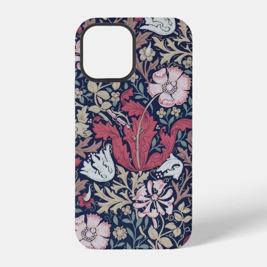 Oude Bloempatroon, William Morris iPhone Hoesje (Achterkant)