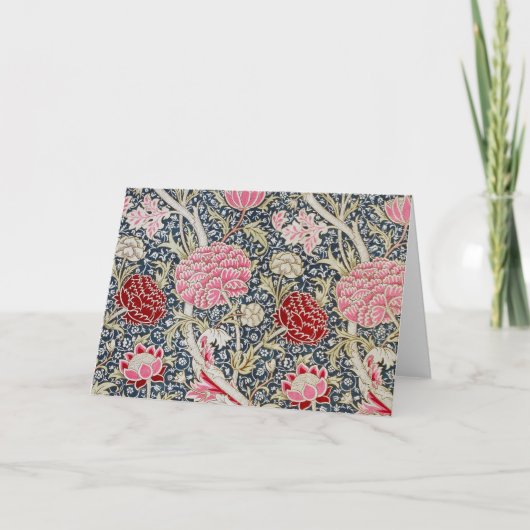 Oude Bloempatroon, William Morris Kaart (Voorkant)