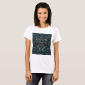 Oude Bloempatroon, William Morris T-shirt (Voorkant volledig)
