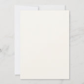 Oude Bloemrijke Aquarel Theepartij Kaart (Achterkant)