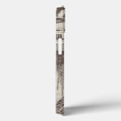 Oude blurry Newspapier Clipping Case-Mate iPhone Case (Achterkant / Rechts)