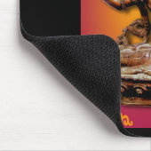 Oude  boeddhistische divisie Manjushri Mousepad Muismat (Hoek)