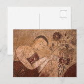 Oude Boeddhistische Schildering Briefkaart (Voorkant / Achterkant)