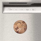 Oude Boeddhistische Schildering Magneet (Insitu (Vaatwasser))