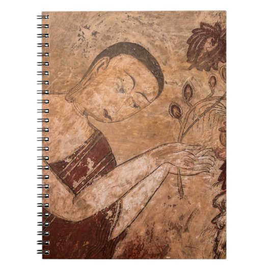 Oude Boeddhistische Schildering Notitieboek (Voorkant)