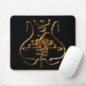 oude boeddhistische symboliek muismat (Met muis)