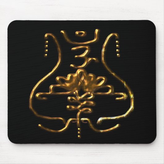 oude boeddhistische symboliek muismat (Voorkant)